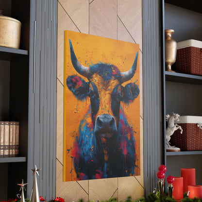 Buffalo - Illustration Canvas Gallery Wraps