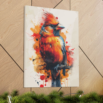 Bird - Abstract Illustration Canvas Gallery Wraps