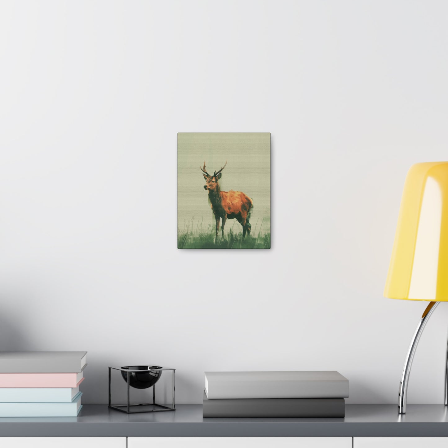 Reindeer Digital Illustration Canvas Gallery Wraps