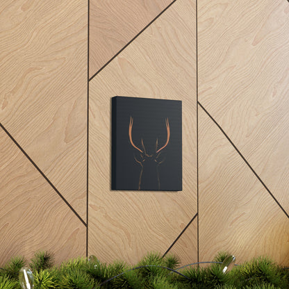 Reindeer antlers  Digital Illustration Canvas Gallery Wraps