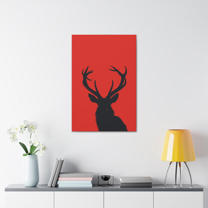 Reindeer - Digital Illustration Canvas Gallery Wraps