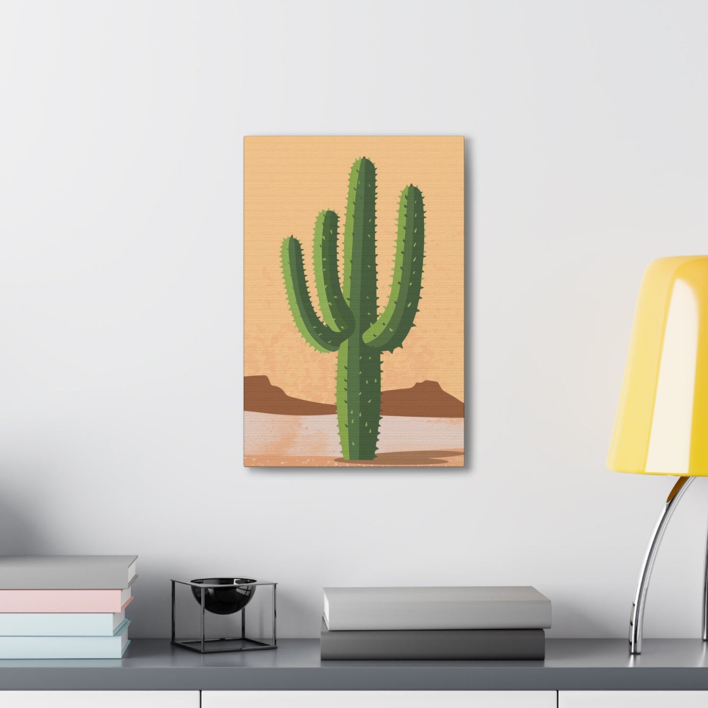 Cactus Plant - Illustration Canvas Gallery Wraps