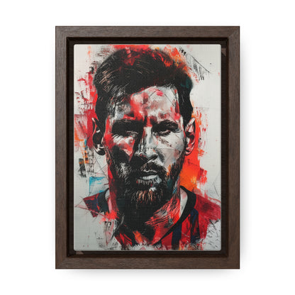 Lionel Messi Abstract Illustration - Canvas Print with frames