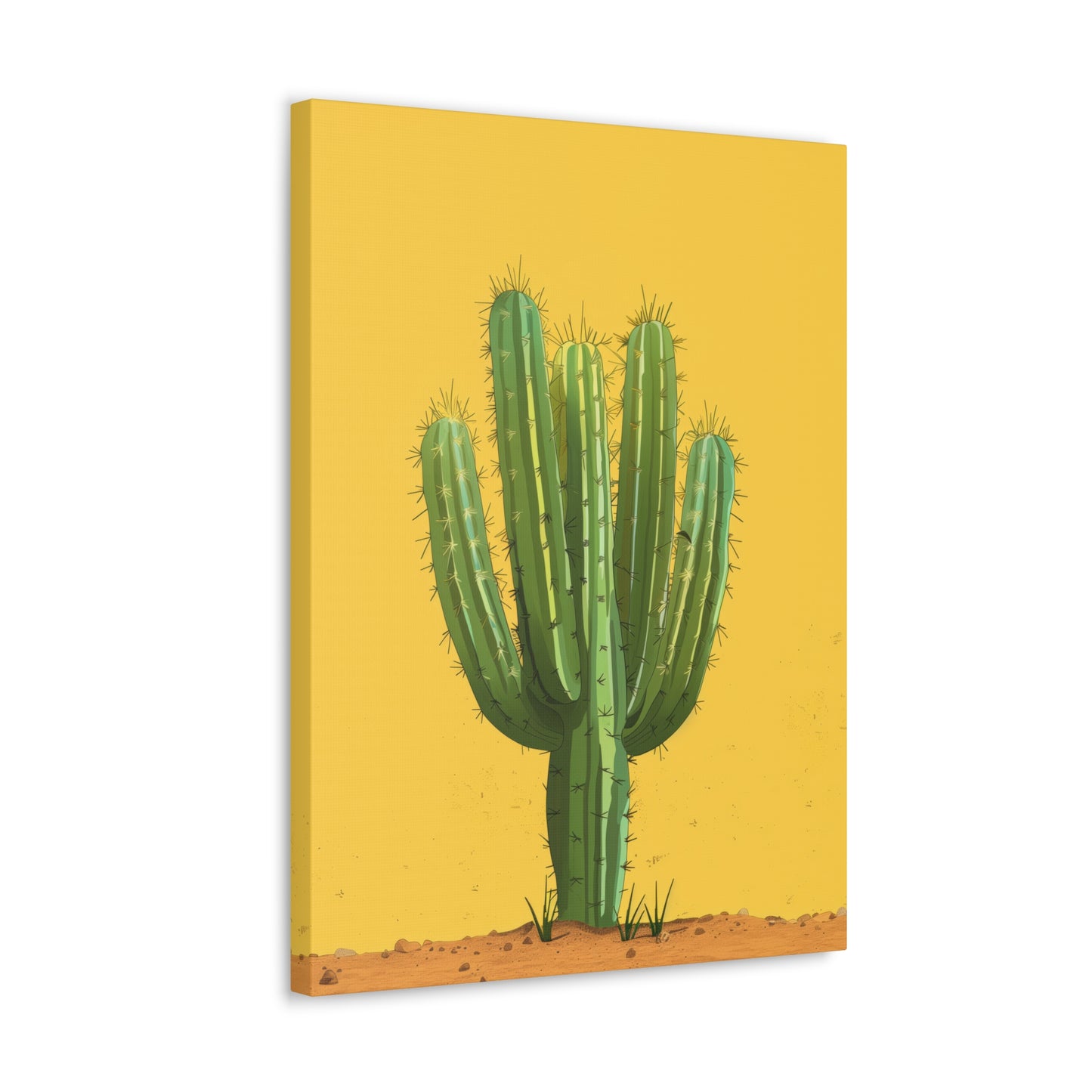 Cactus Plant - Illustration Canvas Gallery Wraps