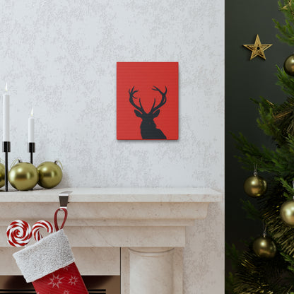 Reindeer - Digital Illustration Canvas Gallery Wraps