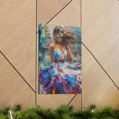 woman - Digital Print Canvas Gallery Wraps