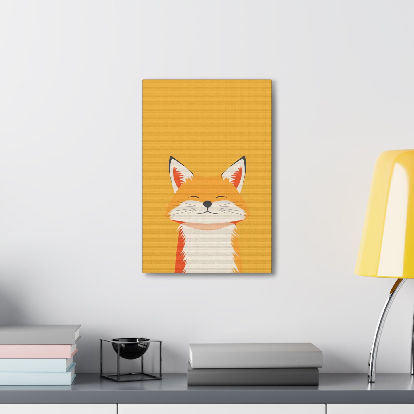 Fox Digital Illustration Canvas Gallery Wraps