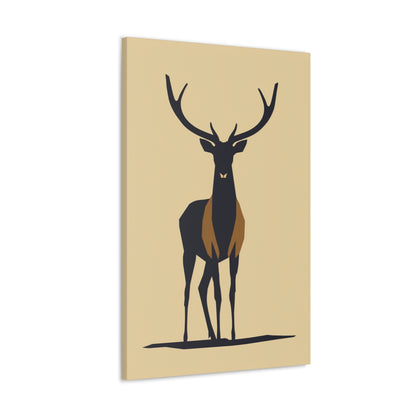 Reindeer - Digital Illustration Canvas Gallery Wraps