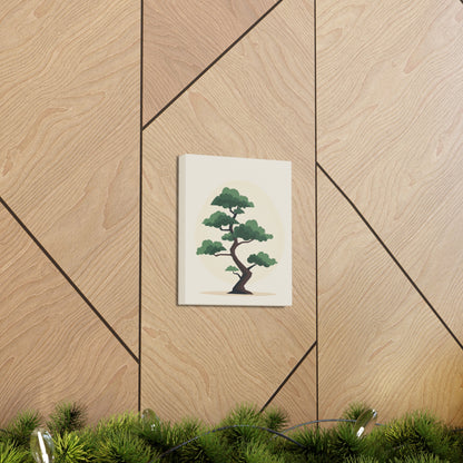 Bonsai Tree - Illustration Canvas Gallery Wraps