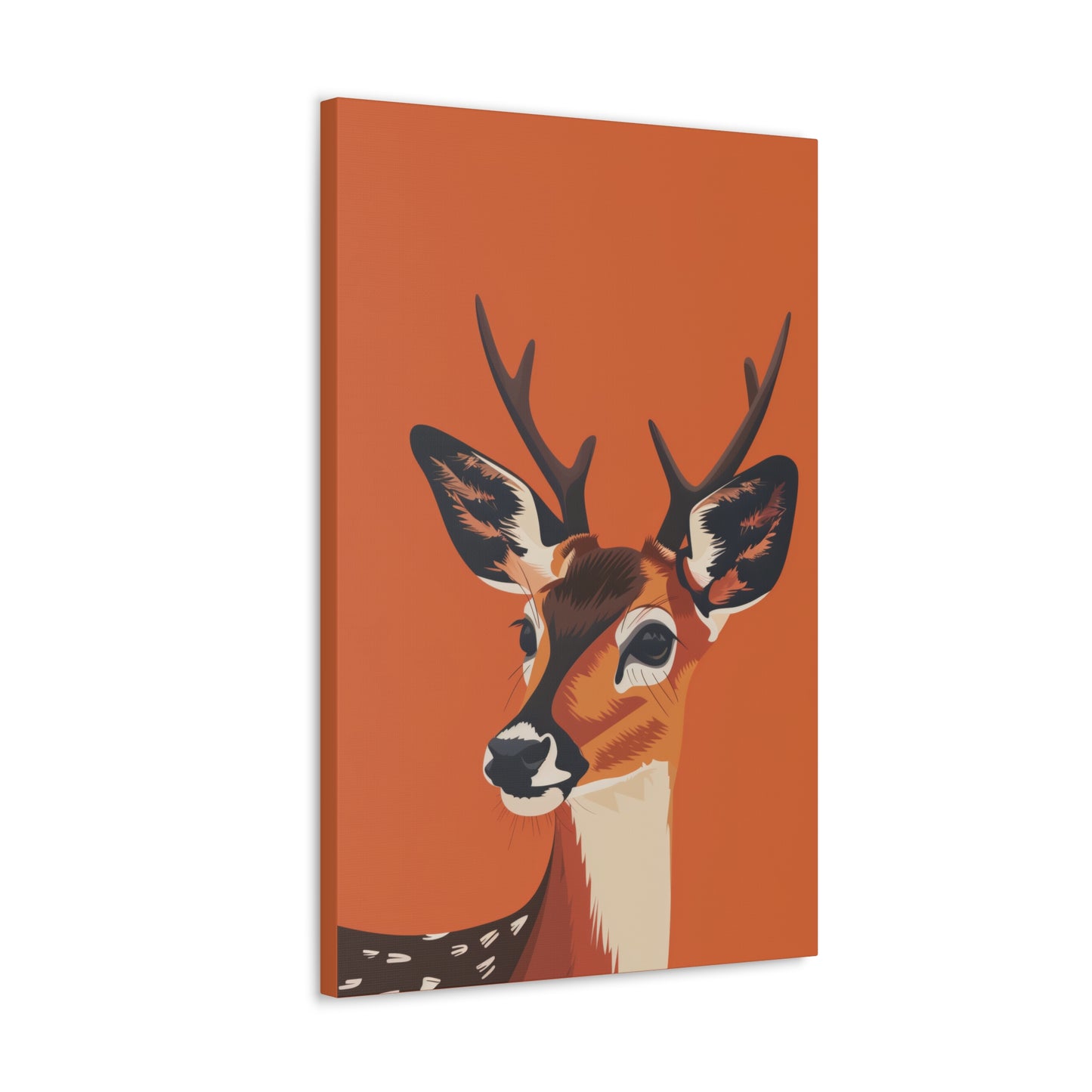 Deer - Digital Illustration Canvas Gallery Wraps