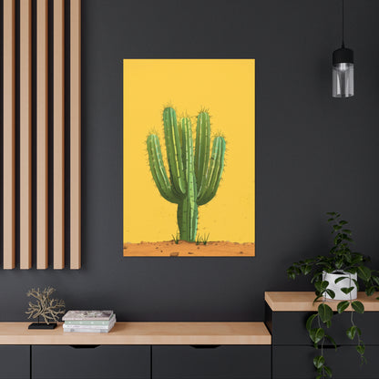 Cactus Plant - Illustration Canvas Gallery Wraps