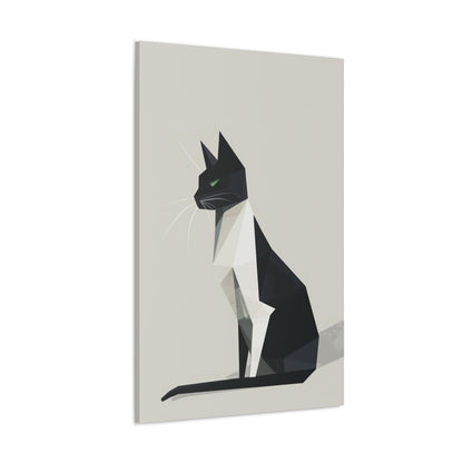 Cat - Digital Illustration Canvas Gallery Wraps