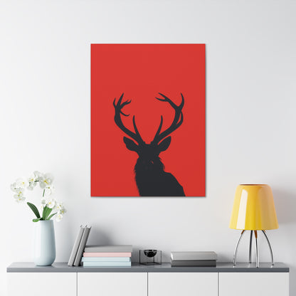 Reindeer - Digital Illustration Canvas Gallery Wraps