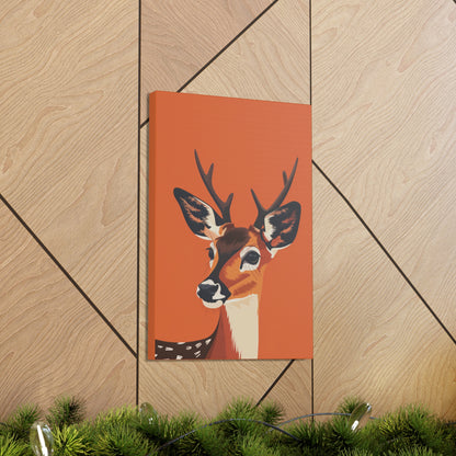 Deer - Digital Illustration Canvas Gallery Wraps