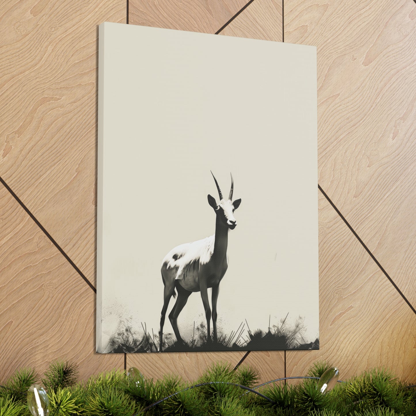 Goat Digital Illustration Canvas Gallery Wraps