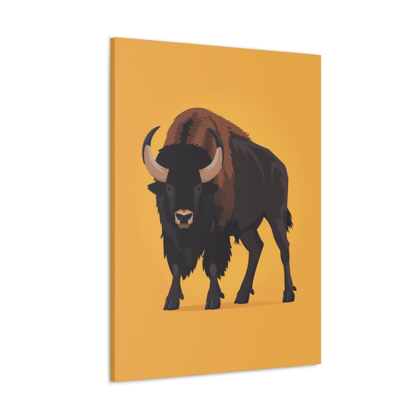 Bison - Digital Illustration Canvas Gallery Wraps