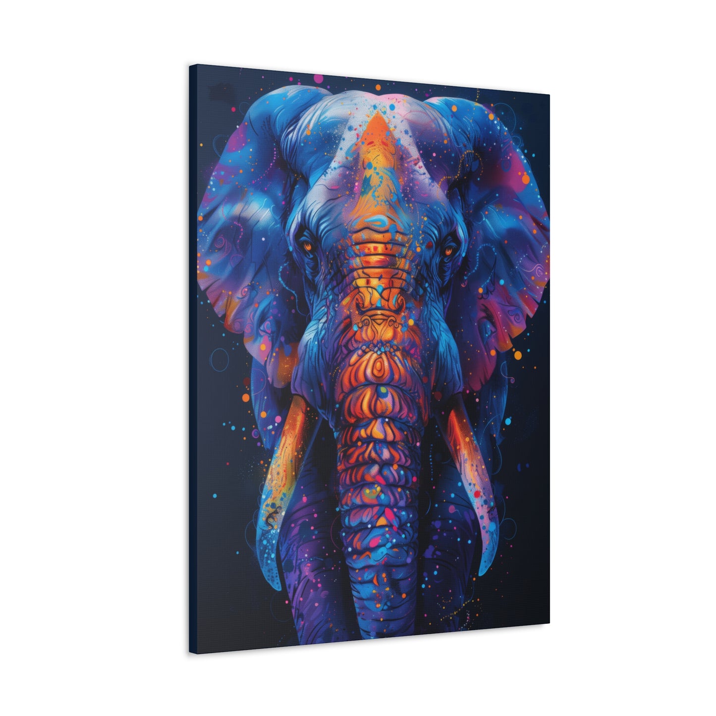 Elephant - Illustration Canvas Gallery Wraps