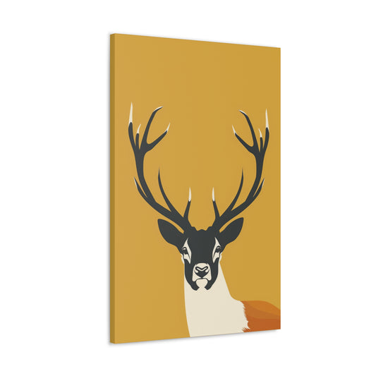 Reindeer - Digital Illustration Canvas Gallery Wraps