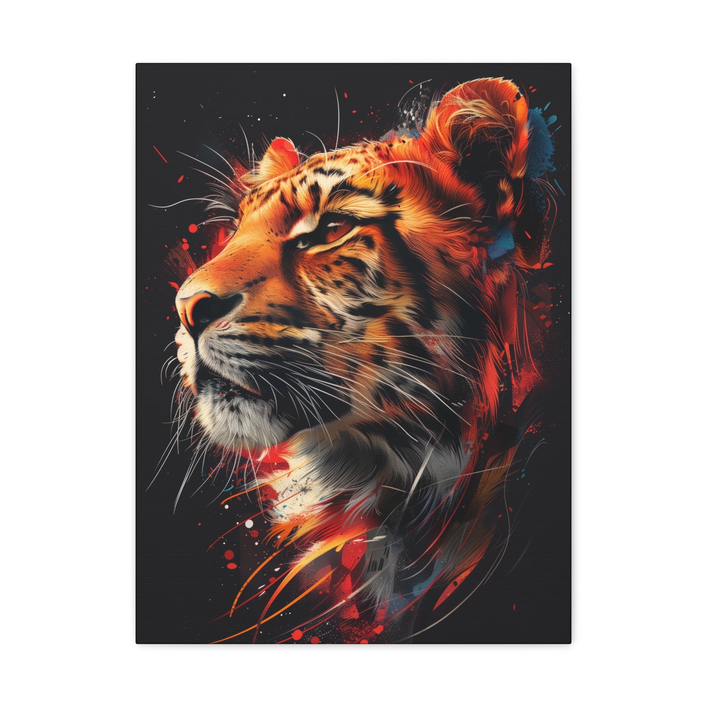 Tiger - Illustration  Canvas Gallery Wraps