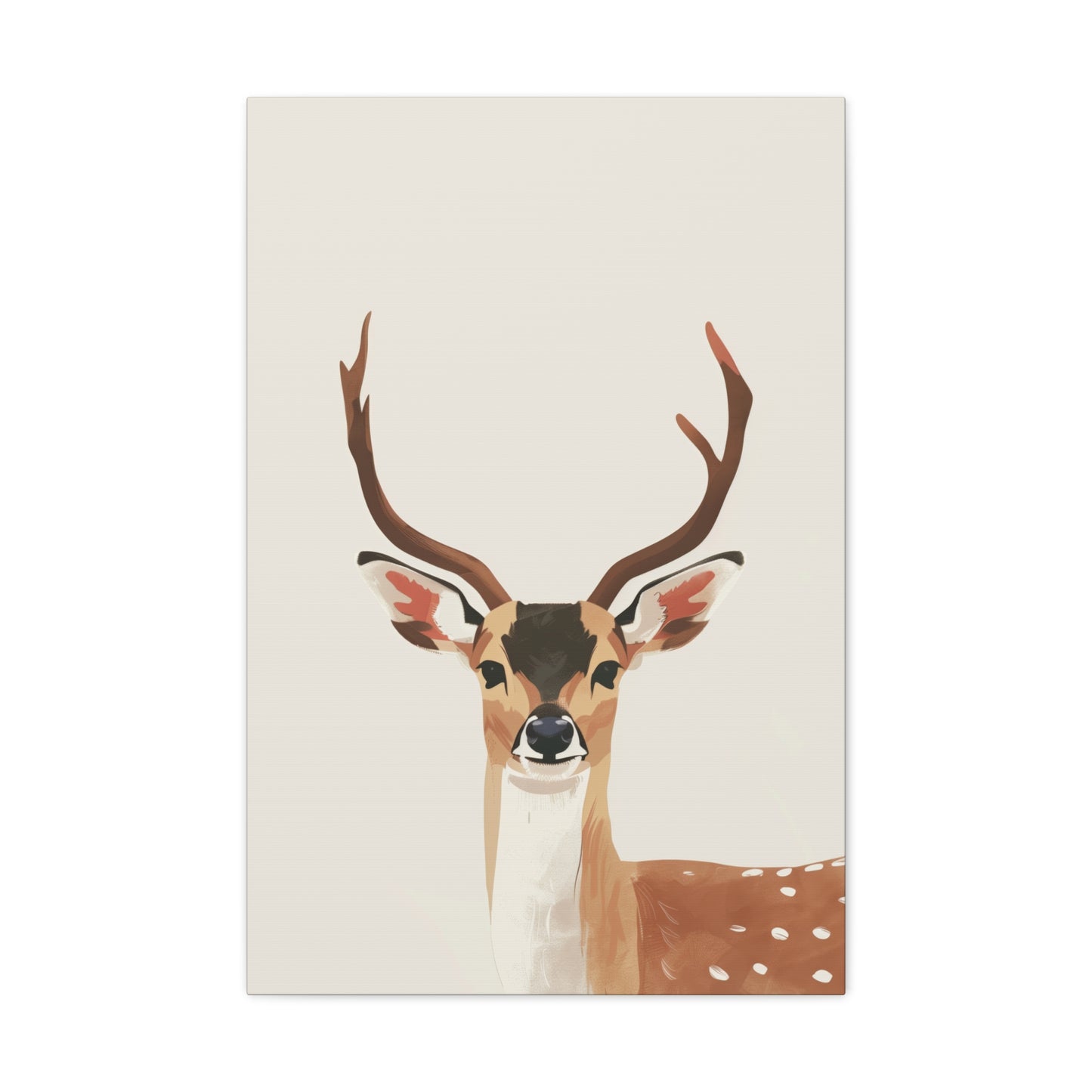 Deer Digital Illustration Canvas Gallery Wraps