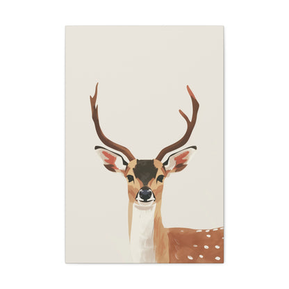 Deer Digital Illustration Canvas Gallery Wraps