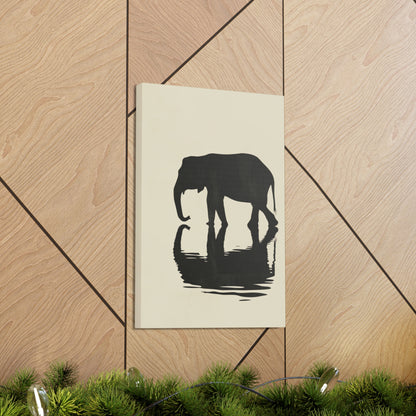 Elephant  Digital Illustration Canvas Gallery Wraps