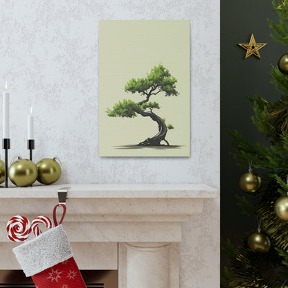 Bonsai Tree - Illustration Canvas Gallery Wraps