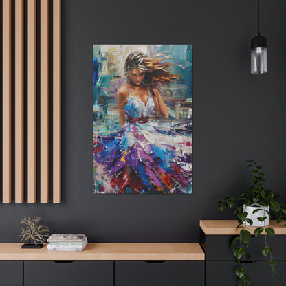 woman - Digital Print Canvas Gallery Wraps