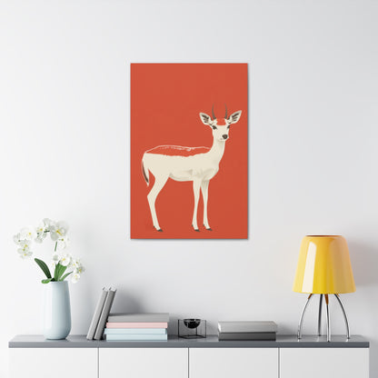 Deer Digital Illustration Canvas Gallery Wraps