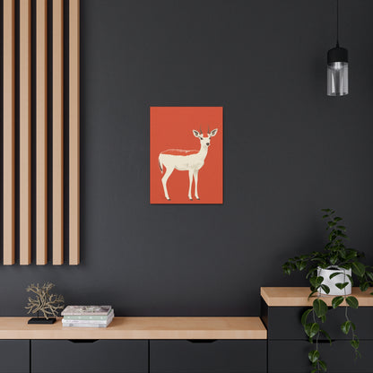 Deer Digital Illustration Canvas Gallery Wraps