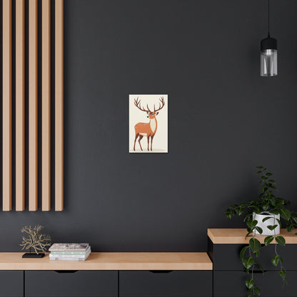 Deer - Digital Illustration Canvas Gallery Wraps