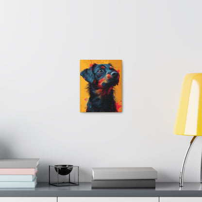 Labrador Dog - Abstract Illustration Canvas Gallery Wraps