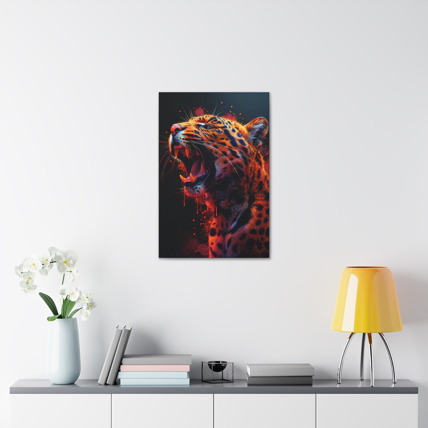 Cheetah - Illustration Canvas Gallery Wraps