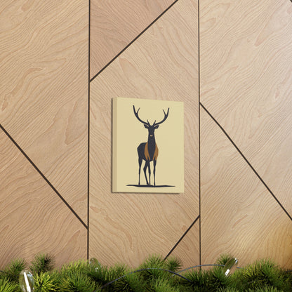 Reindeer - Digital Illustration Canvas Gallery Wraps