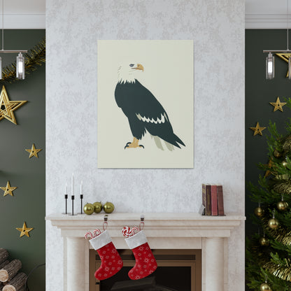 Bald Eagle Digital Illustration Canvas Gallery Wraps