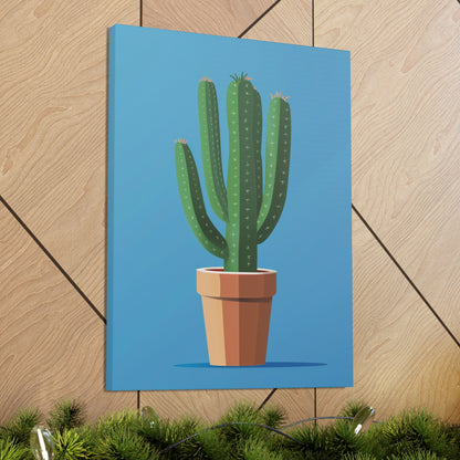 Cactus Plant - Illustration Canvas Gallery Wraps