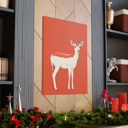 Deer Digital Illustration Canvas Gallery Wraps