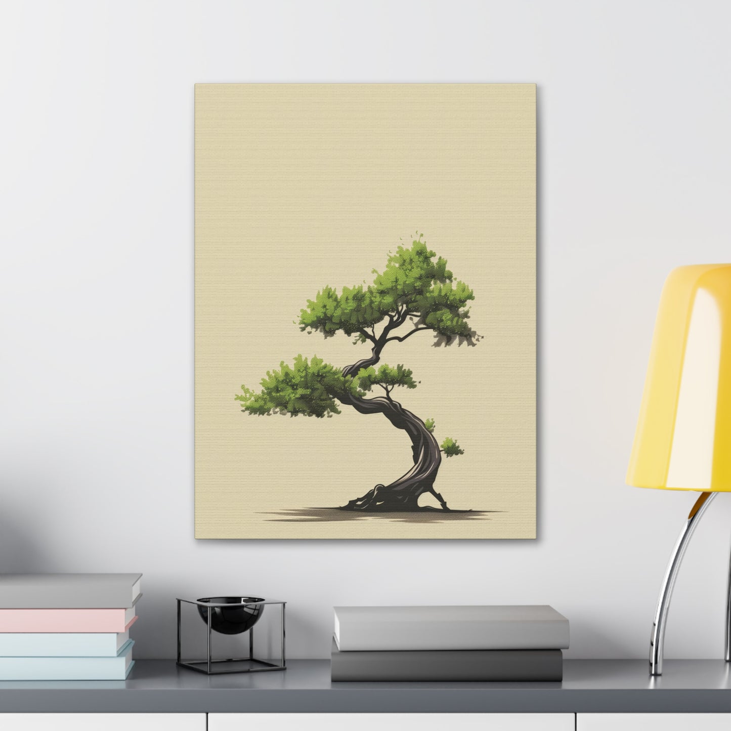 Bonsai Tree - Illustration Canvas Gallery Wraps