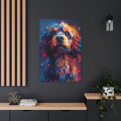 Terrier Dog - Illustration Canvas Gallery Wraps