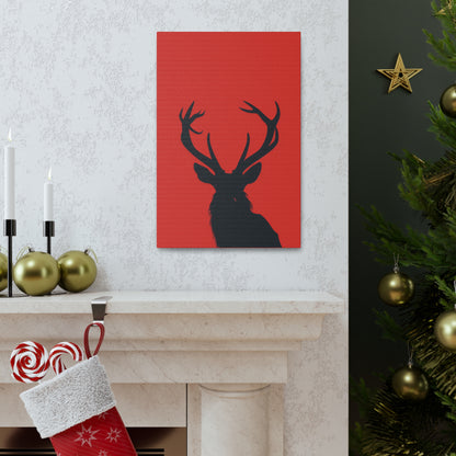 Reindeer - Digital Illustration Canvas Gallery Wraps