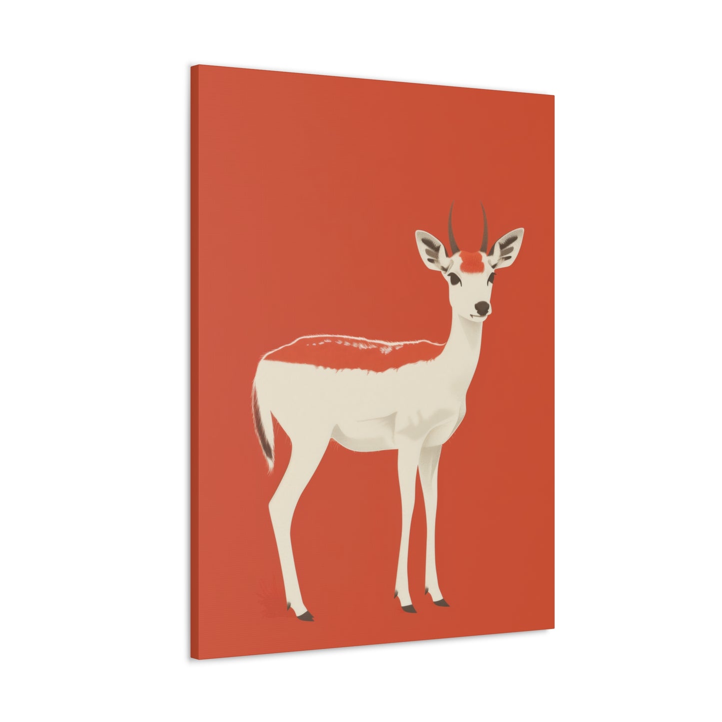 Deer Digital Illustration Canvas Gallery Wraps