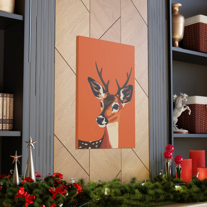 Deer - Digital Illustration Canvas Gallery Wraps