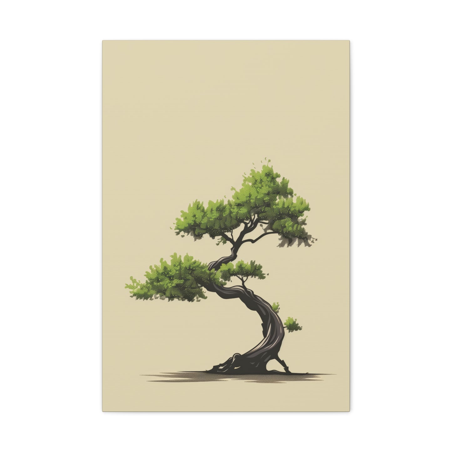 Bonsai Tree - Illustration Canvas Gallery Wraps