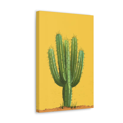 Cactus Plant - Illustration Canvas Gallery Wraps