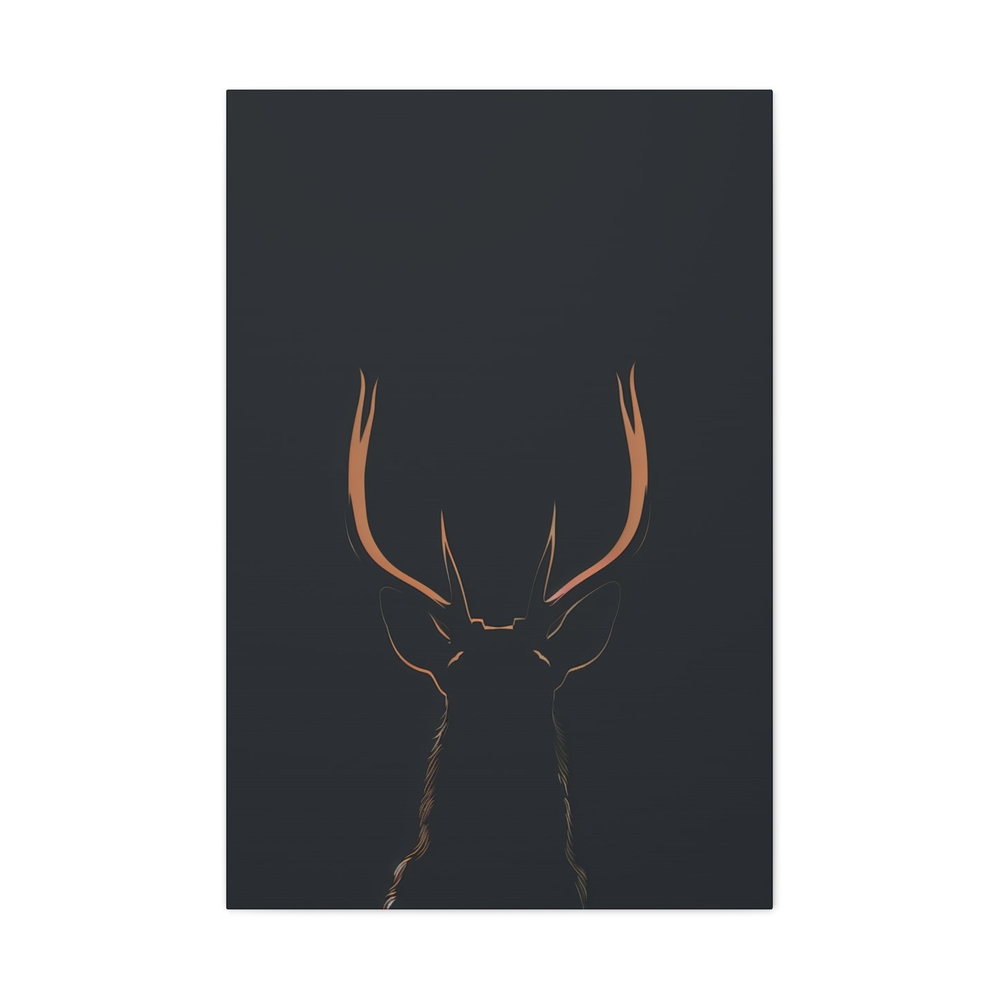 Reindeer antlers  Digital Illustration Canvas Gallery Wraps