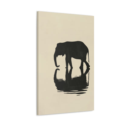 Elephant  Digital Illustration Canvas Gallery Wraps