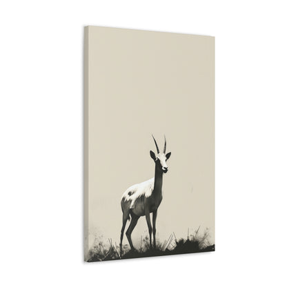 Goat Digital Illustration Canvas Gallery Wraps