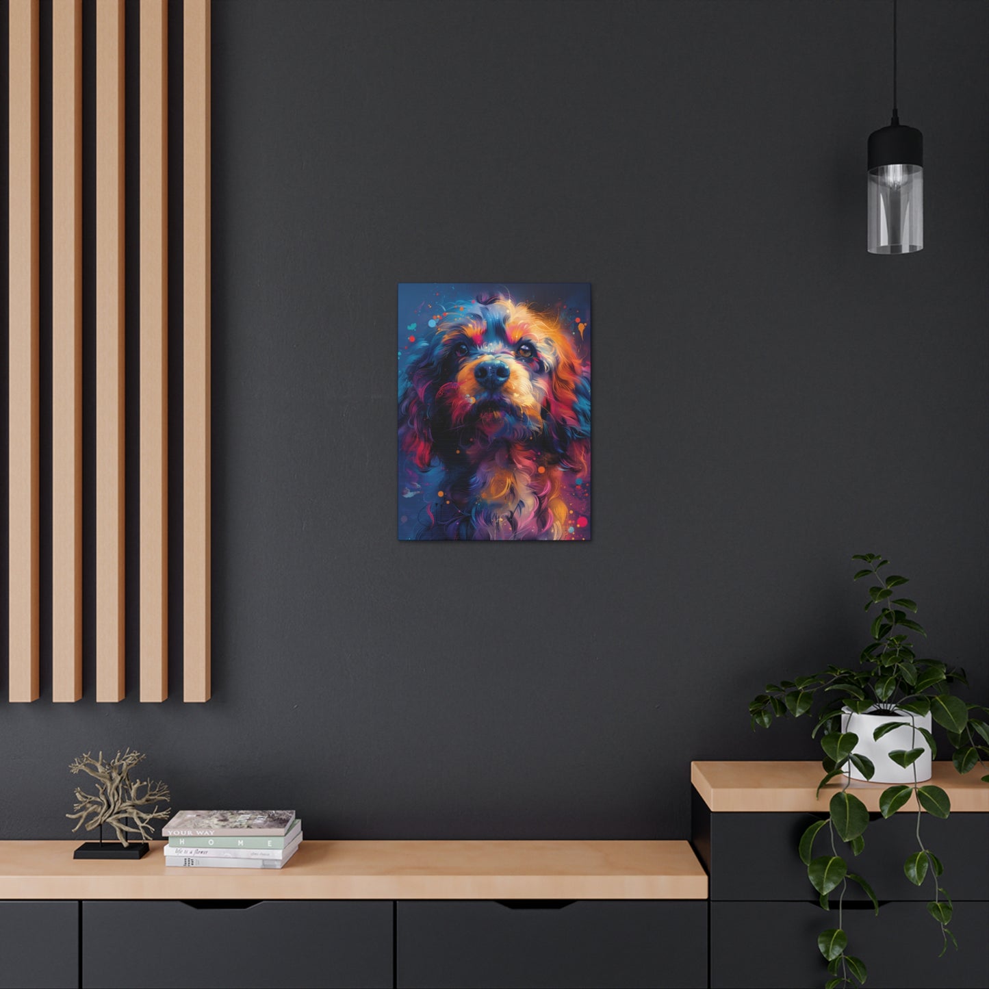 Terrier Dog - Illustration Canvas Gallery Wraps