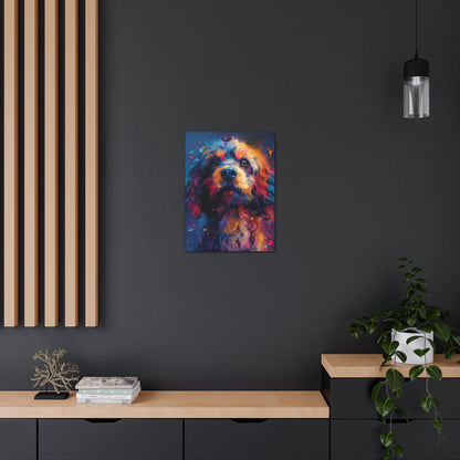 Terrier Dog - Illustration Canvas Gallery Wraps