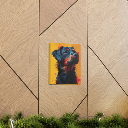 Labrador Dog - Abstract Illustration Canvas Gallery Wraps